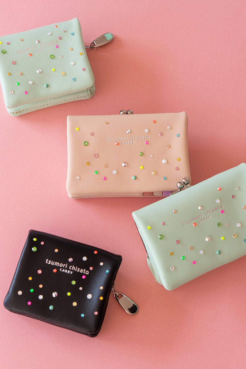 ツモリチサトキャリー 財布 キラキラ石