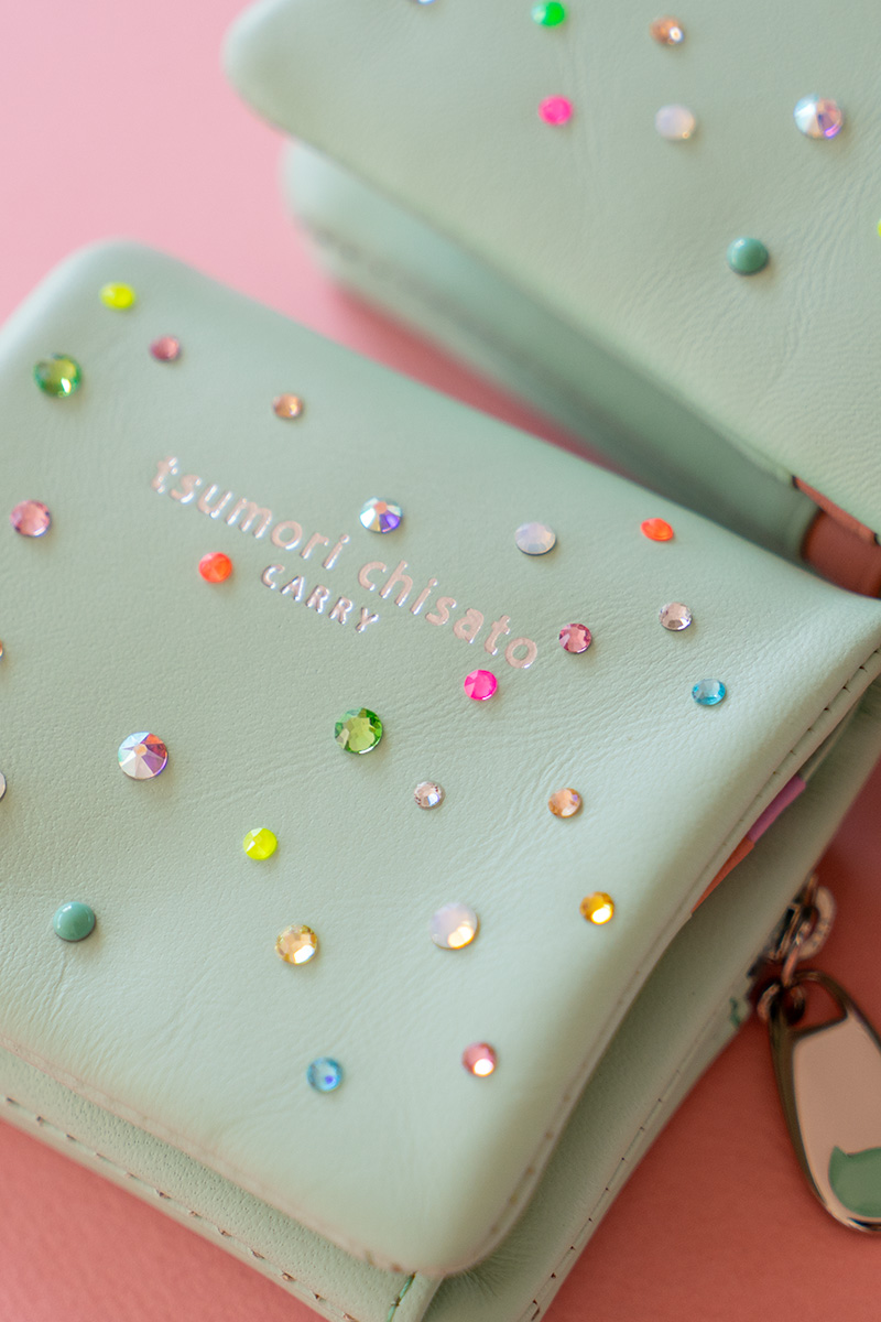 ツモリチサトキャリー 財布 キラキラ石