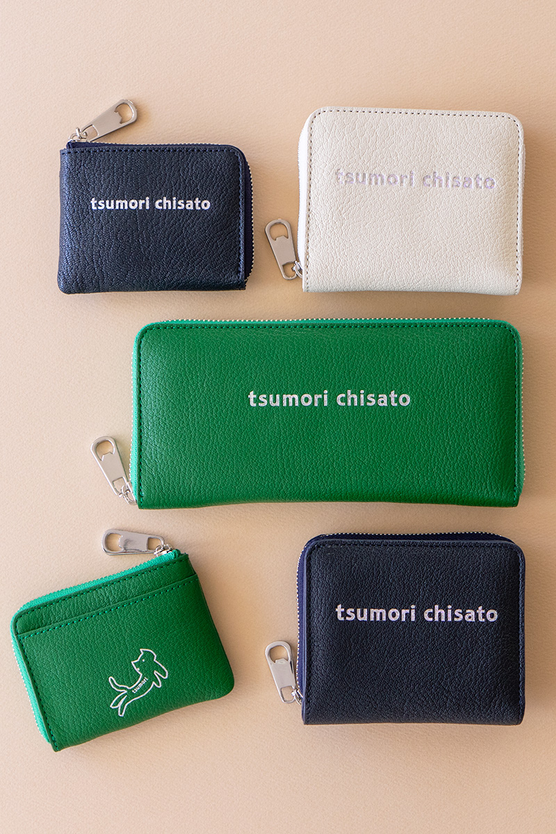 ツモリチサトキャリー財布 オーロラネーム